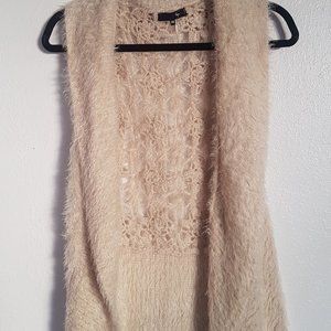 Fuzzy Knit Vest